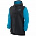 Carolina Panthers Men's Nike Black/Blue Sideline Player Quarter-Zip Hoodie