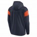 Chicago Bears Men's Nike Navy Sideline Athletic Arch Jersey Performance Pullover Hoodie