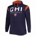 Chicago Bears Men's Fanatics Branded Navy Big & Tall Call the Shots Pullover Hoodie