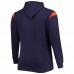 Chicago Bears Men's Fanatics Branded Navy Big & Tall Call the Shots Pullover Hoodie