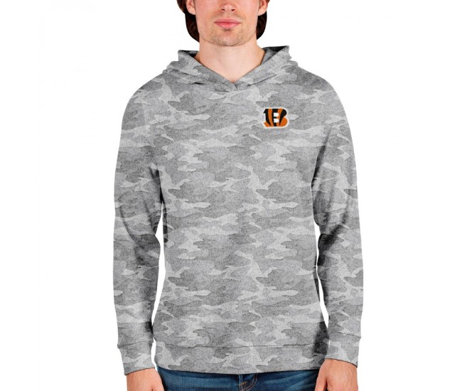 Cincinnati Bengals Men's Antigua Camo Absolute Pullover Hoodie