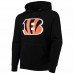 Cincinnati Bengals Men's '47 Black Imprint Headline Fleece Pullover Hoodie