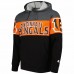 Cincinnati Bengals Men's Starter Black/Heather Charcoal Extreme Pullover Hoodie