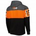 Cincinnati Bengals Men's Starter Black/Heather Charcoal Extreme Pullover Hoodie