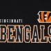 Cincinnati Bengals Men's Starter Black Draft Fleece Raglan Pullover Hoodie