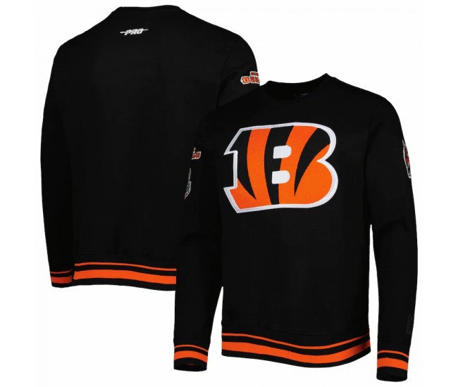 Cincinnati Bengals Men's Pro Standard Black Mash Up Pullover Sweatshirt