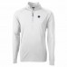 Cincinnati Bengals Men's Cutter & Buck White Team Adapt Eco Knit Hybrid Recycled Quarter-Zip Pullover Top