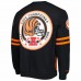 Cincinnati Bengals Men's Mitchell & Ness Orange All Over 2.0 Pullover Sweatshirt