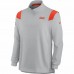 Cleveland Browns Men's Nike Gray 2021 Sideline Coaches Repel Quarter-Zip Jacket