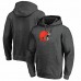 Cleveland Browns Men's Fanatics Branded Heathered Charcoal Big & Tall Primary Logo Pullover Hoodie