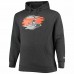 Cleveland Browns Men's New Era Charcoal Big & Tall Primary Logo Pullover Hoodie