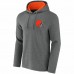 Cleveland Browns Men's NFL x Darius Rucker Collection by Fanatics Heathered Gray Waffle Knit Pullover Hoodie