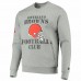 Cleveland Browns Men's Starter Heathered Gray Locker Room Throwback End Zone Pullover Sweatshirt