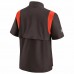 Cleveland Browns Men's Nike Brown Sideline Coaches Chevron Lockup Pullover Top