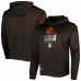 Cleveland Browns Men's New Era Brown Combine Authentic Watson Pullover Hoodie