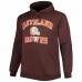 Cleveland Browns Men's Nick Chubb Brown Big & Tall Fleece Name & Number Pullover Hoodie