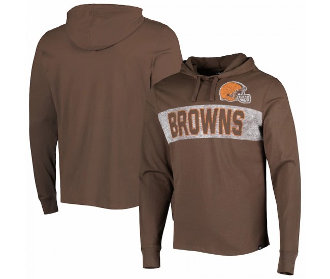 Cleveland Browns Men's  '47 Brown Field Franklin Pullover Hoodie