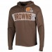 Cleveland Browns Men's  '47 Brown Field Franklin Pullover Hoodie