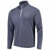 Dallas Cowboys Men's Heathered Navy Arnie 1/4-Zip Pullover Jacket