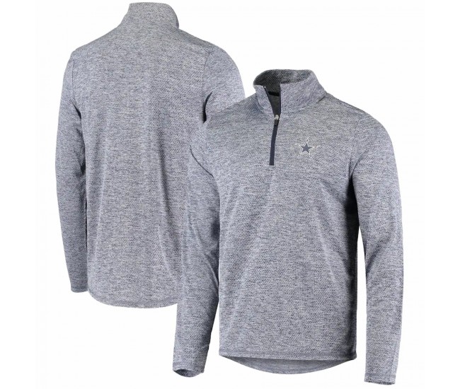 Dallas Cowboys Men's Navy Marvin Quarter-Zip Jacket