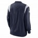 Dallas Cowboys Men's Nike Navy Sideline Athletic Stack V-Neck Pullover Windshirt Jacket