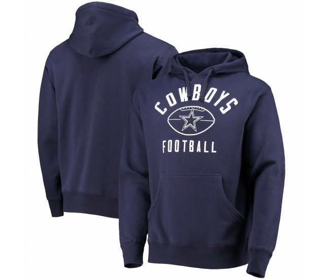 Dallas Cowboys Men's Navy Livingston Pullover Hoodie