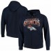 Denver Broncos Men's G-III Sports by Carl Banks Navy Perfect Season Full-Zip Hoodie