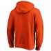 Denver Broncos Men's Fanatics Branded Orange Primary Logo Fitted Pullover Hoodie