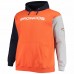 Denver Broncos Men's Navy/Orange Big & Tall Pullover Hoodie