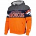 Denver Broncos Men's Starter Heather Gray/Orange Extreme Pullover Hoodie