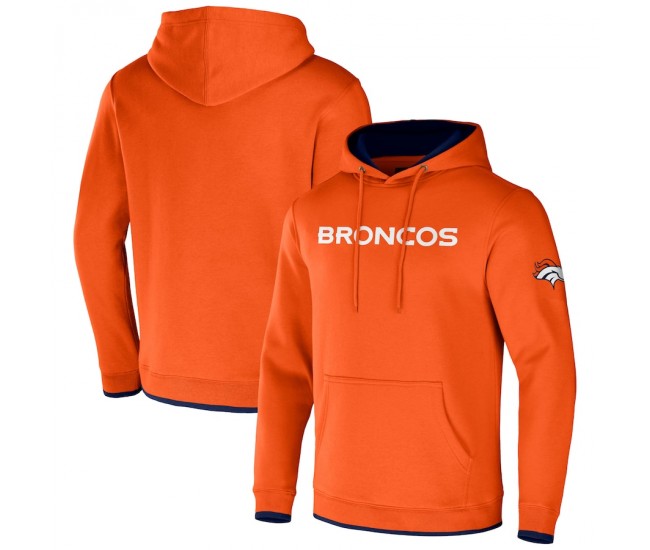 Denver Broncos Men's NFL x Darius Rucker Collection by Fanatics Orange Pullover Hoodie