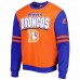 Denver Broncos Men's Mitchell & Ness Orange All Over 2.0 Pullover Sweatshirt