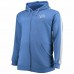 Detroit Lions Men's Fanatics Branded Blue Big & Tall Full-Zip Hoodie