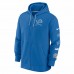 Detroit Lions Men's Nike Blue Surrey Full-Zip Hoodie