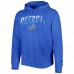 Detroit Lions Men's New Era Blue Ink Dye Pullover Hoodie