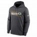 Green Bay Packers Men's Nike Anthracite Prime Logo Name Split Pullover Hoodie