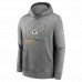 Green Bay Packers Men's Nike Heathered Gray City Code Club Fleece Pullover Hoodie