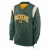 Green Bay Packers Men's Nike Green Sideline Athletic Stack V-Neck Pullover Windshirt Jacket