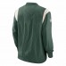 Green Bay Packers Men's Nike Green Sideline Athletic Stack V-Neck Pullover Windshirt Jacket