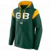 Green Bay Packers Men's Fanatics Branded Green Call The Shot Pullover Hoodie