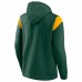 Green Bay Packers Men's Fanatics Branded Green Call The Shot Pullover Hoodie