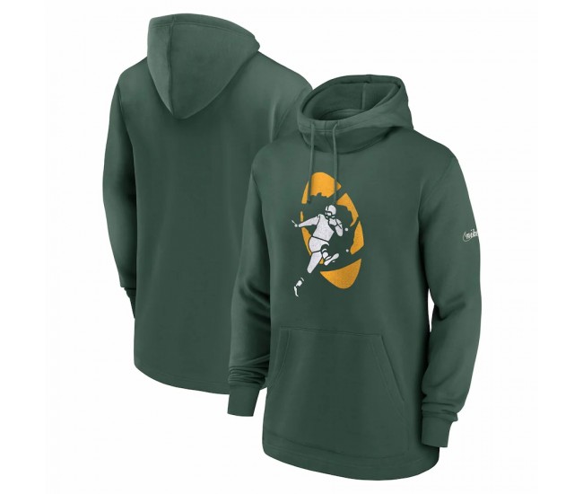 Green Bay Packers Men's Nike Green Classic Pullover Hoodie