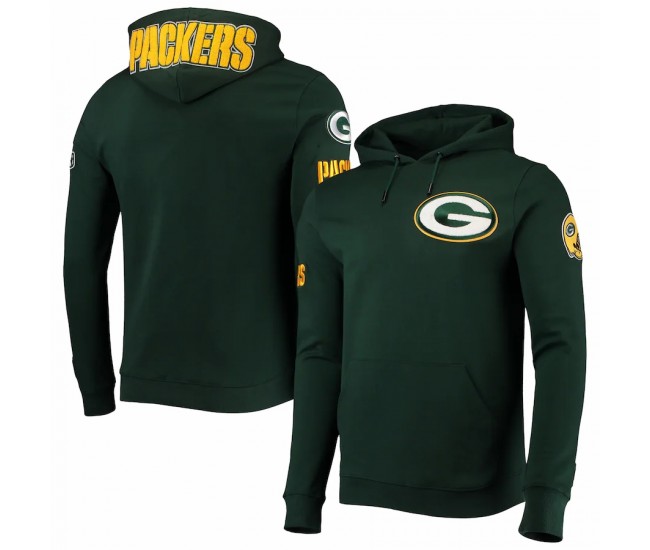 Green Bay Packers Men's Pro Standard Green Logo Pullover Hoodie