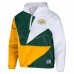 Green Bay Packers Men's NFL x Staple Hunter Green All Over Print Quarter-Zip Pullover Jacket