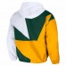 Green Bay Packers Men's NFL x Staple Hunter Green All Over Print Quarter-Zip Pullover Jacket