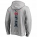 Houston Texans Men's NFL Pro Line by Fanatics Branded Heather Gray Personalized Playmaker Pullover Hoodie