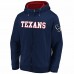 Houston Texans Men's NFL Pro Line by Fanatics Branded Navy Run Game Full-Zip Hoodie