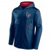 Houston Texans Men's Fanatics Branded Navy Defender Full-Zip Hoodie Jacket