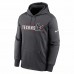 Houston Texans Men's Nike Anthracite Prime Logo Name Split Pullover Hoodie