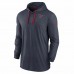 Houston Texans Men's Nike Navy Sideline Pop Performance Pullover Long Sleeve Hoodie T-Shirt